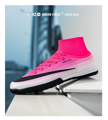 New Men Football Boots Women Professional Soccer Shoes Hot Sale TF/FG Sneakers Unisex High-quality Futsal Cleats Ultralight