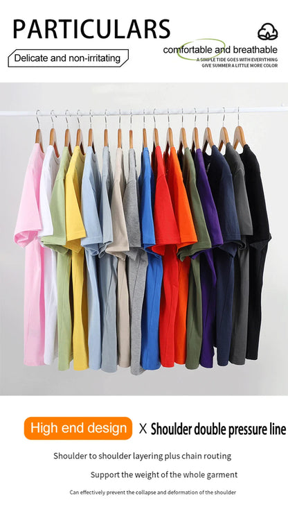 American Style Coffee Cat Print T-Shirts Man Casual Cotton T-Shirt Summer Breathable Tee Clothing Casual Loose Male T-Shirts