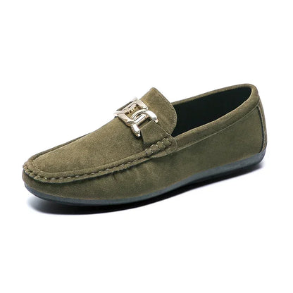 Fashion Suede Men Casual Shoes  Breathable Comfort Slip-on Mens Driving Shoes Luxury Brand Men Loafers Mens Lazy Shoes Moccasin