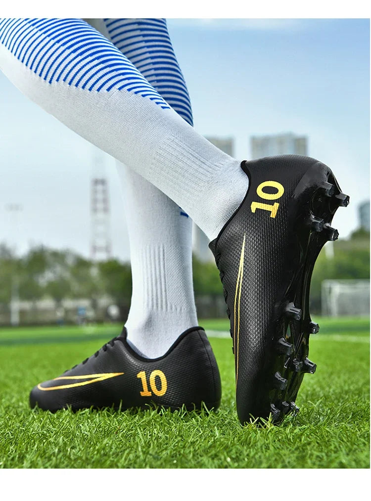 New Men Football Boots Sport Breathable Grass Professional Soccer Shoes High-quality Training Hot-selling Kids Unisex Students