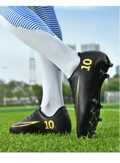 New Men Football Boots Sport Breathable Grass Professional Soccer Shoes High-quality Training Hot-selling Kids Unisex Students