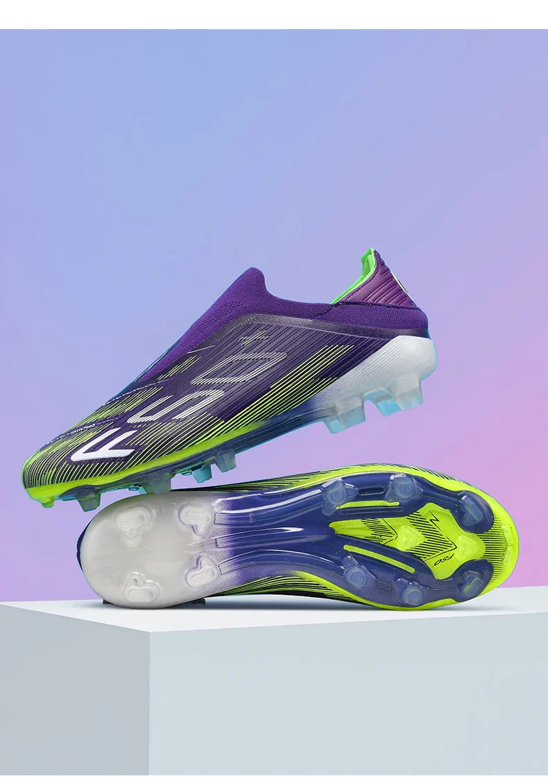 New Men Football Boots Match Cleats High-quality Futsal Indoor Sneakers Non-Slip Grass Soccer Shoes Hot-selling High-top Outdoor