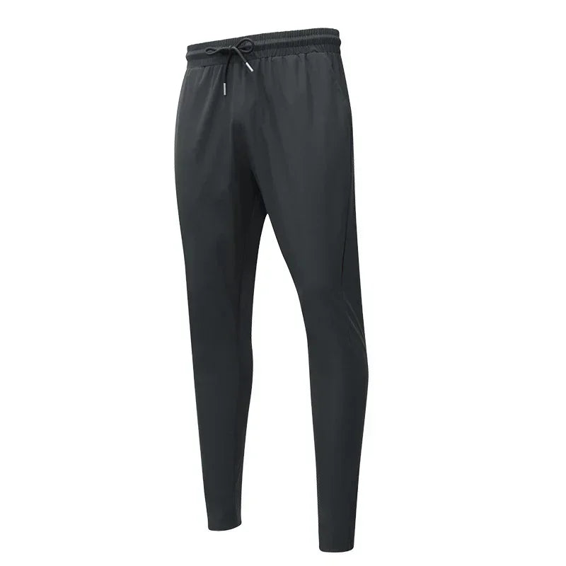 New Pencil Pants Tight Jogging Casual Mens Running Breathable Quick-Drying Ice Silk Outdoor Gym Sports Fashion Fitness Pant