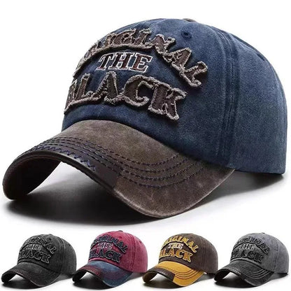 Hat Men's  Washed  Denim Cap Korean Version Outdoor Sunscreen  Casual Versatile Street Spring and Autumn Shade Baseball Cap