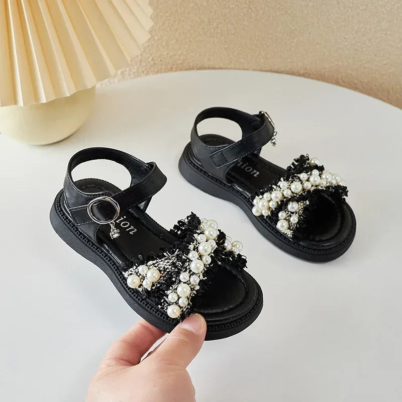 Girls' sandals Summer children's non-slip soft-soled princess beach shoes Fashion sandals for little girls