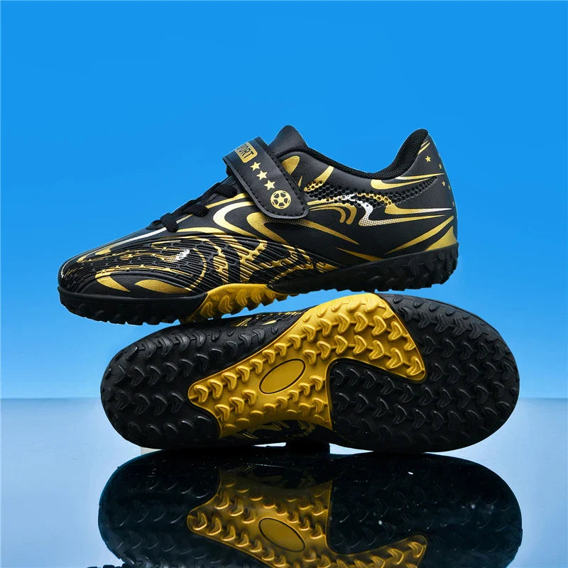 New Kids Soccer Shoes Original Football Shoes Boy Girl Indoor Professional Football Field Boots Society Cleats Non Slip Sneakers