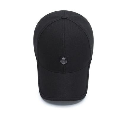 Men Fashion Wild Sunshade Sun Protection Black Baseball Cap For Winter Women Sport Cotton Warm Hats Male Kpop Bone Unisex C35