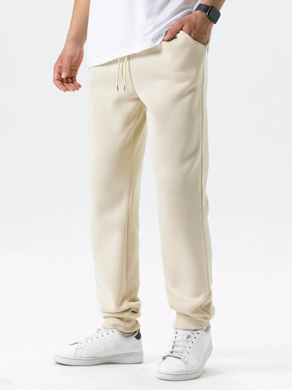 Mens Casual Pants Autumn Winter Fleece Sweatpants Men Joggers Elastic Waist Sport Casual Trousers Baggy Fitness Gym Clothing