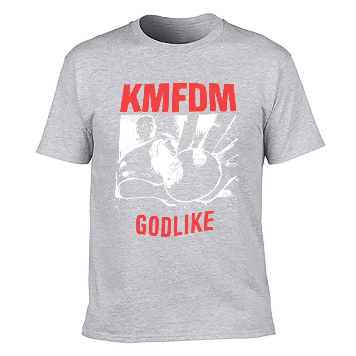 1990 KMFDM Godlike Cotton Black Unisex T-shirt S-5XL Men Women VM7344