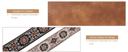 Ladies' Small Square Bag Two-tone Leather Crossbody Bag Large-capacity PU Crossbody Wallet Multi-functional Small Square Bag