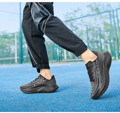 Men Women High Quality Light Running Shoes Cushion Training Shoes Lightweight Wear-Resistant Sneakers