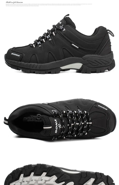 New Arrival Classics Style Men Hiking Shoes Lace Up Men Sport Shoes Outdoor Jogging Trekking Sneakers