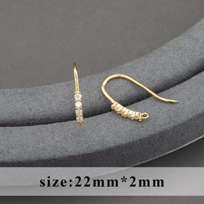 20pcs/lot M800 jewelry accessories,pass REACH,nickel free,18k gold plated,copper,connector,diy earrings,jewelry making
