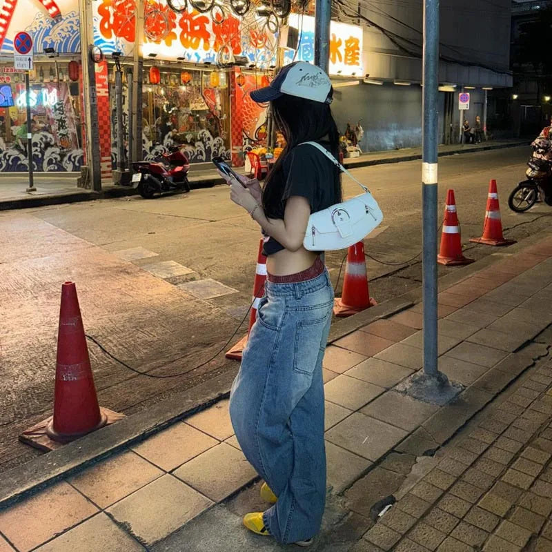 Tee Y2k Letter Print Off Shoulder Punk T-shirts Women Harajuku Summer Streetwear Grunge T Shirt Aesthetic Sexy Crop Tops