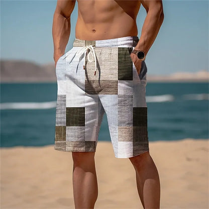 Swim Trunks Quick Dry Board Shorts Bathing Suit Breathable Drawstring With Pockets for Surfing Beach Summer Men's Swim Shorts5XL