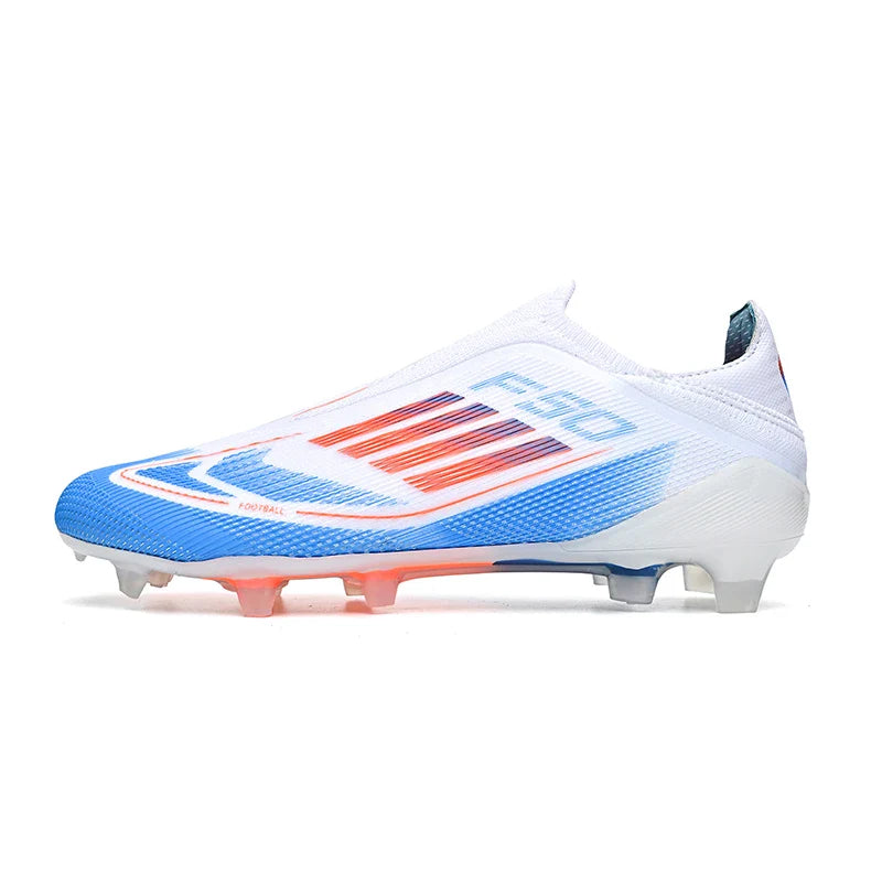 NEW Without-lace F50+ Mens Soccer Shoes Boys Training Non-Slip Turf Soccer Cleats TF/FG Football Sneakers Chuteira Campo 35-45