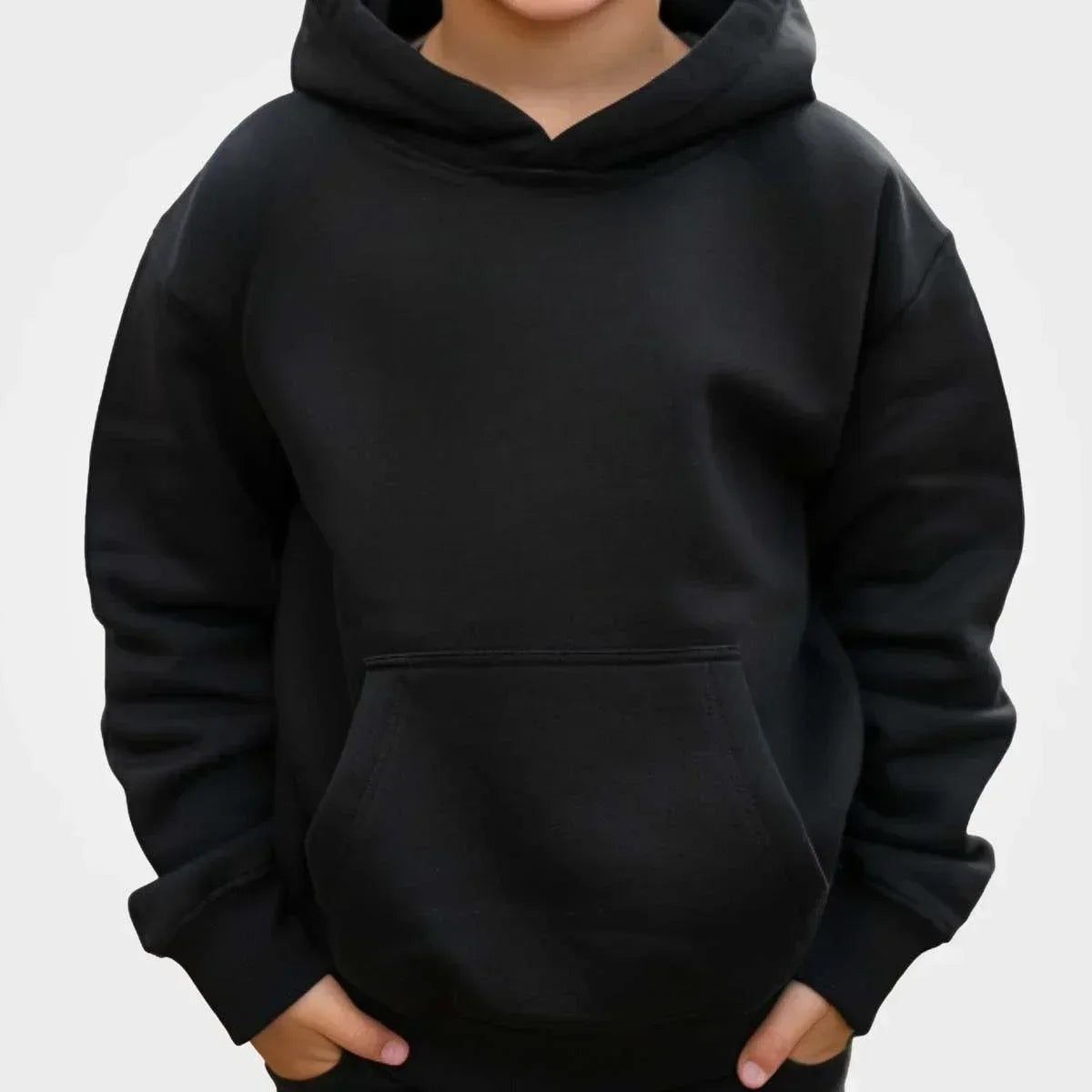 Khaki Hoodie Men Women Anime Character Print Pullover with Japanese Kanji Sleeve Design and Chest Logo Casual