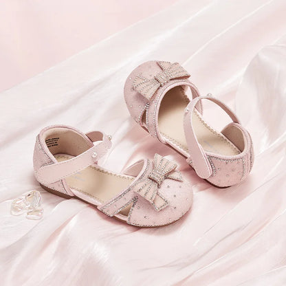 Baby Girls Diamond Sandals Summer Cute Soft Sole Flat Breathable Shoes Princess Crystal Shoes Party Outdoor DB2252107