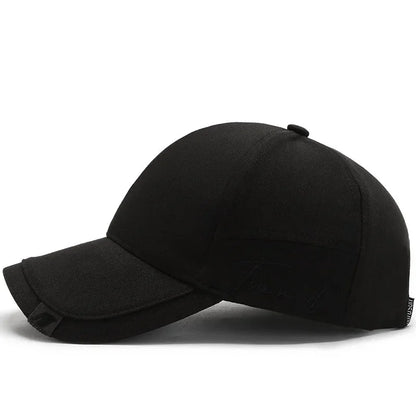 Solid Baseball Caps for Men Outdoor Cotton Cap Bone Gorras CasquetteHomme Trucker Hats