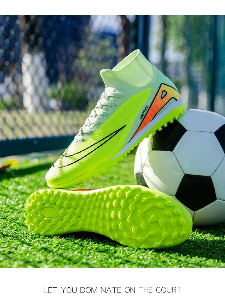 New Men Soccer Shoes Cleats Football Boots Professional Women Unisex Ultralight Match Grass Futsal High-quality TF/FG Sneakers
