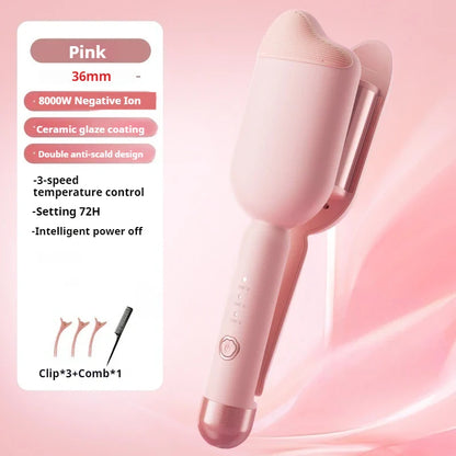 Wavy Hair Curlers Curling Iron Wave Volumizing Hair Lasting Styling Tools Egg Roll Head Waver Styler Wand Curling Irons 36mm