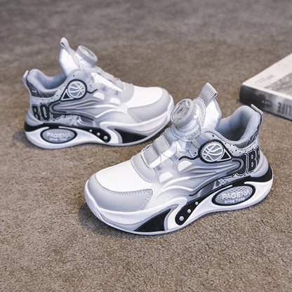 2026 Children Sneaker Boys Basketball Shoes Fashion Luxury Non-slip School Kid High Top Shoes Sports Tennis Sneaker for Boy