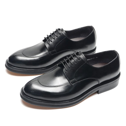 Luxury Handmade Wedding Party Men's Dress Shoes Cow Genuine Leather Lace-up Oxfords Derby Formal Business Social Male Footwear