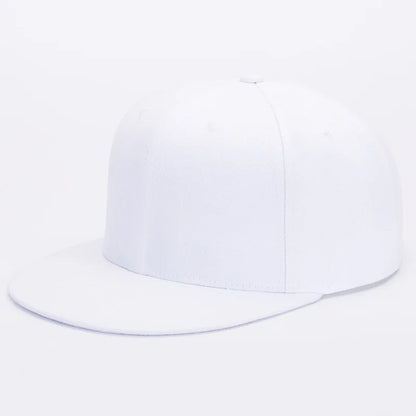 Customized Blank Flat Brim Baseball Cap Men Hip Hop Snapback Sun Hat Women Spring Print Embroidered Logo Visor Cap Streetwear