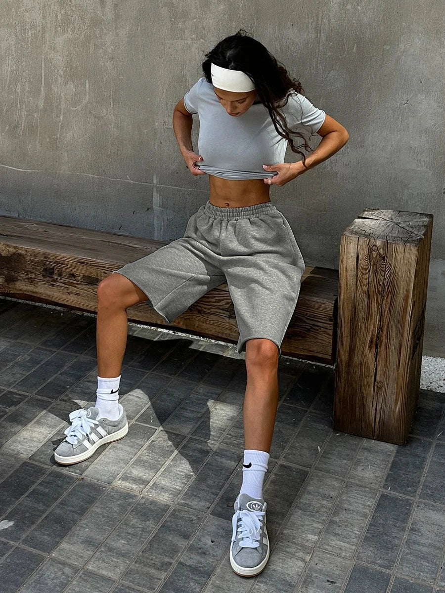 100% Cotton Casual Shorts  Women's Soft Breathable & Stylish for Everyday Wear Shorts  Couple Pants Summer Shorts
