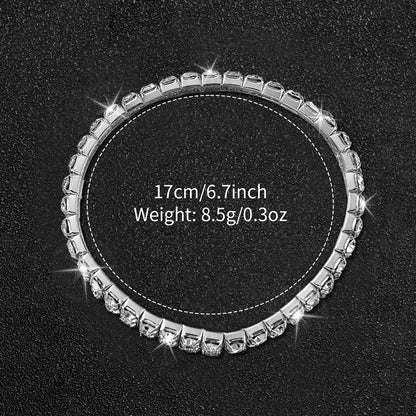 Fashion Women Stainless Steel  Silver Color Quartz Watch with Diamond Bracelet