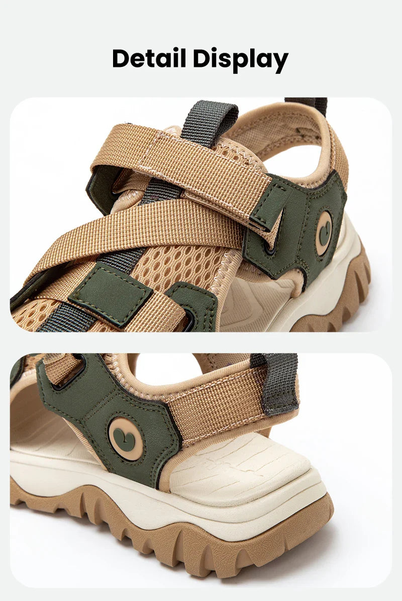 Water Shoes Boys and Girls Mesh Non-Slip Anti-Fall Lightweight Cushioned Sports Sandals Summer for Outdoor Play
