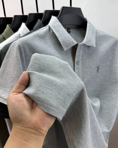 Luxury brand 100% cotton short sleeve polo shirt summer new trend Paul pony embroidery T-shirt business golf casual men's wear