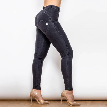 Straight Leg Jeans Womens Denim Skinny Black Pants