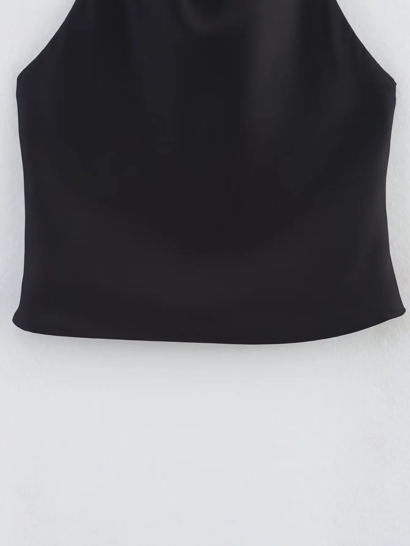 Elegant Women's Satin Backless Halter Vest Summer Solid Sleeveless Sexy High Street Waistcoat Female Slim Camisole Tops
