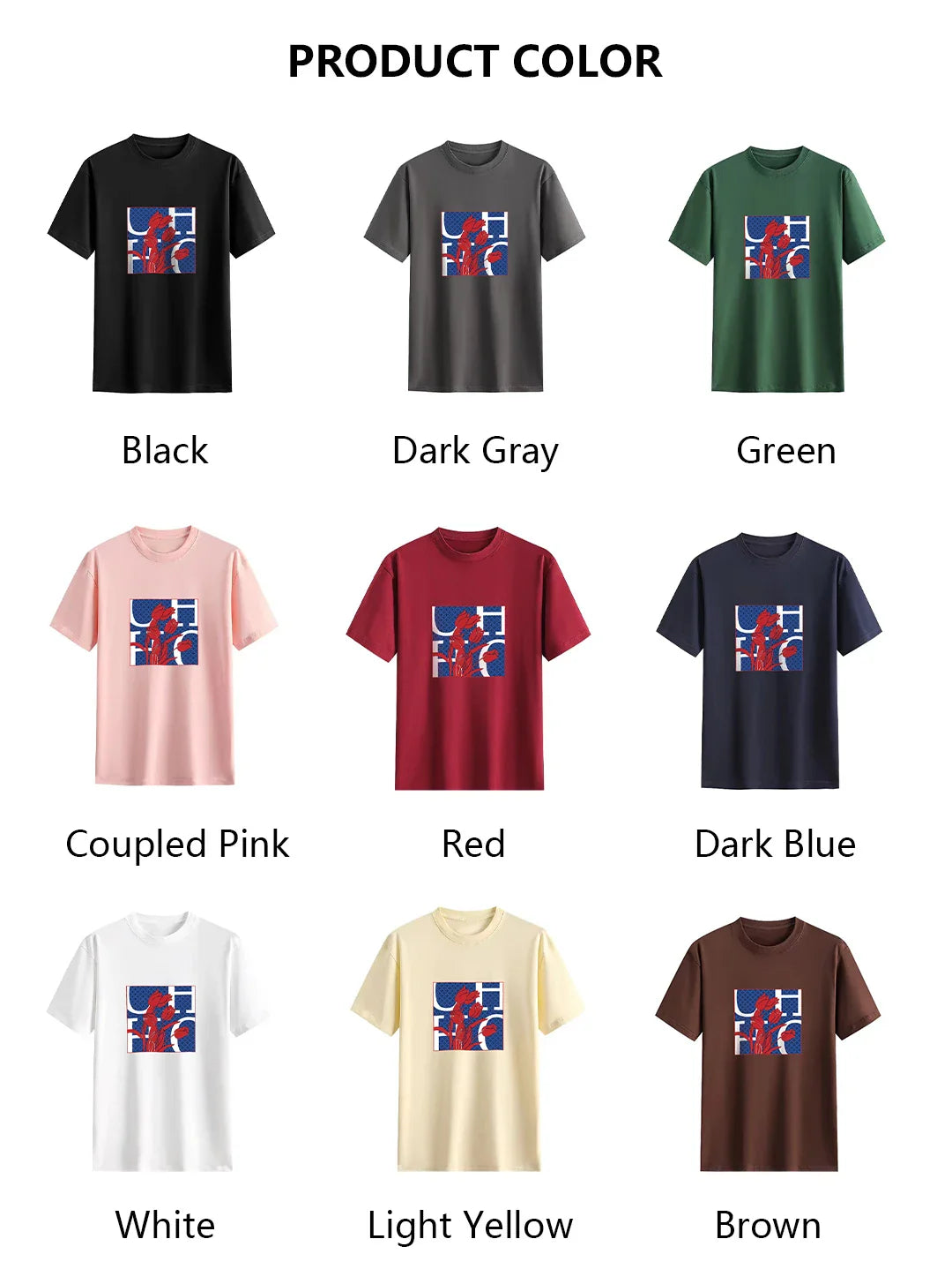 Women's T Shirts Short Sleeve O Neck Casual Flower Design Cotton Female Tops Women Tee Tops