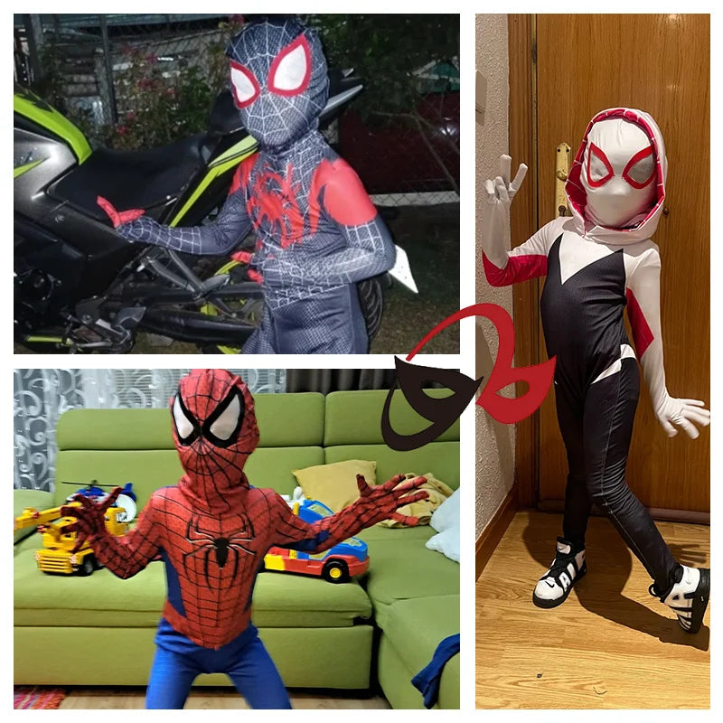 Unisex Halloween Kids Costumes Superhero Animal Cosplay Breathable Safe Material Party Dress-Up Outfits for Boy Girl Toddler