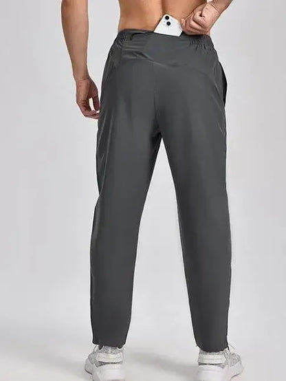 Sports running pants men's professional marathon track and field quick drying breathable fitness basketball casual training