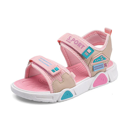 Children's sandals cartoon soft-soled non-slip boys' sandals in summer hook and loop fashion girls' sandals 4-10 years old 38