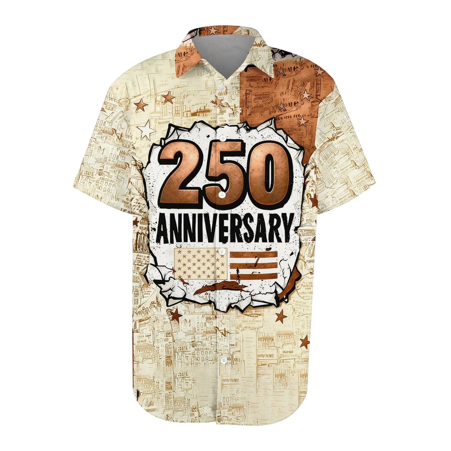 Patriotic American Flag Print Mens 250 Years of Freedom Raglan T Shirt Waffle V Neck Short Sleeve Casual Tops