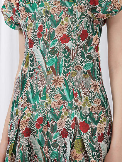 Elegant Women Dress Embroidery Sleeveless Summer Fashion Spaghetti Straps Vintage Party Gown Luxury Banquet Vestido