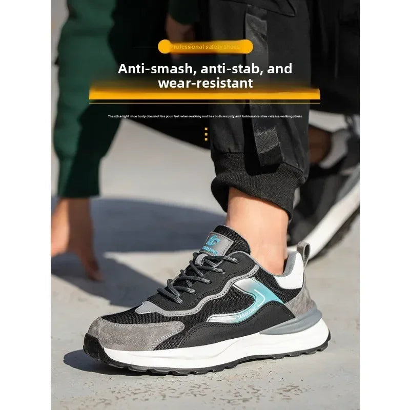 Safety Shoes with Steel Toe Caps Odor Prevention and Protection Shoes Insulated Shoes  Breathable Labor Protection Shoes