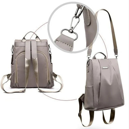 Waterproof Oxford Women Backpack Fashion Anti-Theft School Bagpack Luxury Designer Female Large Capacity Travel Shoulder Handbag