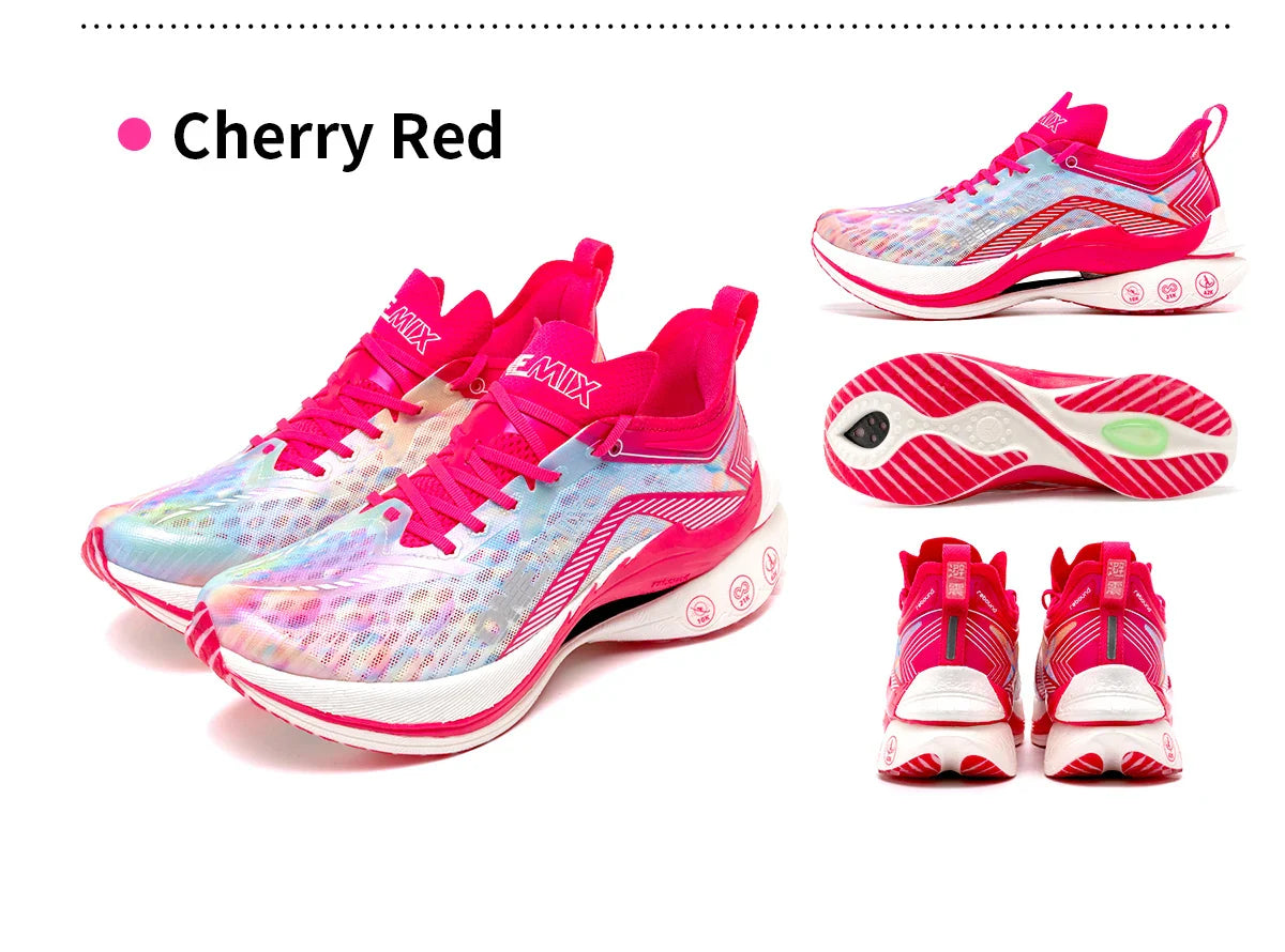2025 Professional Marathon Running Shoes for Men Anti-slip Ultra-light Rebound Athletic Carbon Plate Sport Shoes Sneakers
