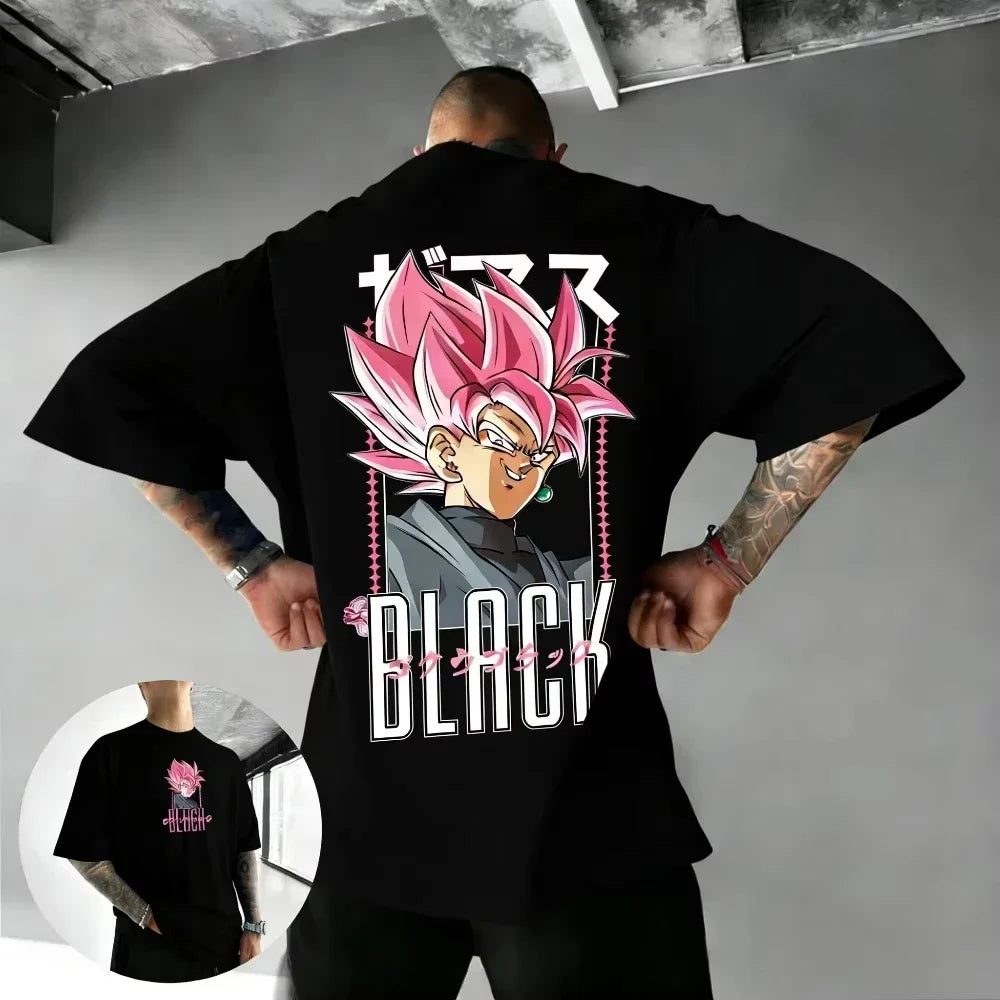 Printed Pure Cotton T-shirt Summer New Style Men's and Women's Loose Street Trendy Parent Child Top