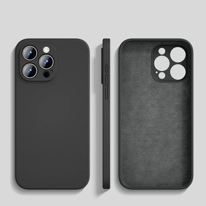 For iPhone 16 Pro Max Case Liquid Silicone Plain Case For Apple iPhone 16 Pro Max Cover TPU Anti-drop Phone Protector Cover
