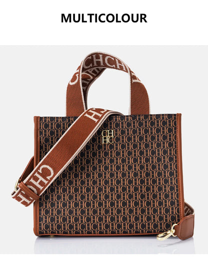 Fashion Monogram Print High Quality Metal Logo Casual Light Luxury Brand Designer 2025 New Women's Handbag