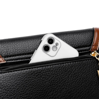 Solid Color High Quality Leather Small Shoulder Bagsfor Women 2024 New Messenger Bags with StrapDesigner Crossbody Bag Sac AMain