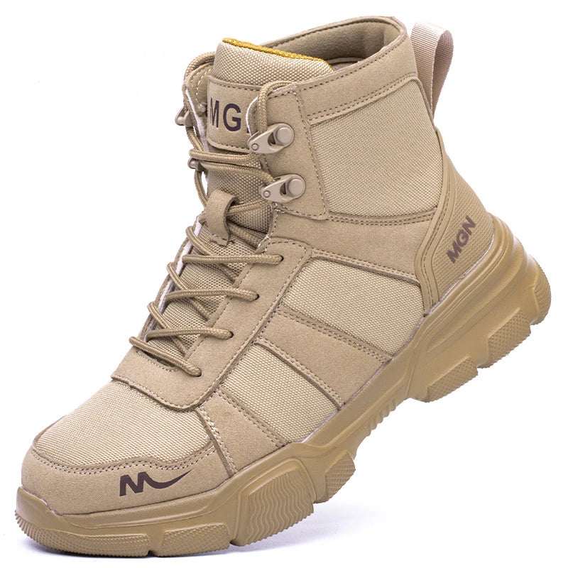 48 Plus Size Platform Non Slip Work Safety Boots Men Steel Toe Cap Anti-smash Sneakers Shoes Anti Puncture Security Boots