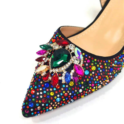 Italian Hollow Design Women Shoes Matching Bag in Champagne Color Mature African Ladies Comfortable Sandals for Party