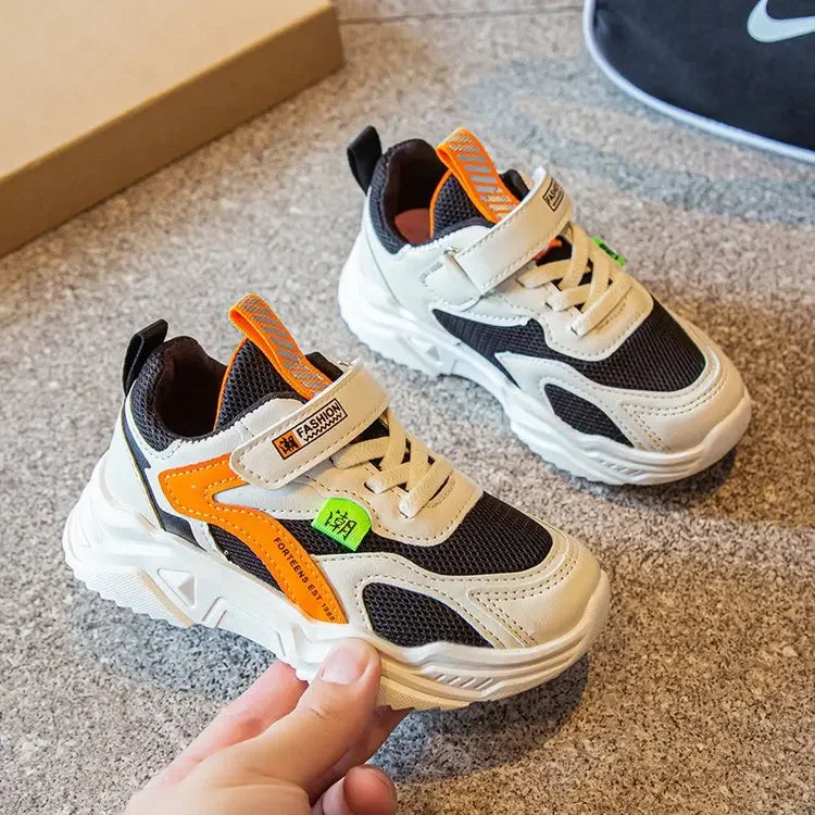 Kids Sneakers for Boys Girls 2025 Spring New Children's Walking Shoes Breathable Mesh Student School Basketball Kids Shoes